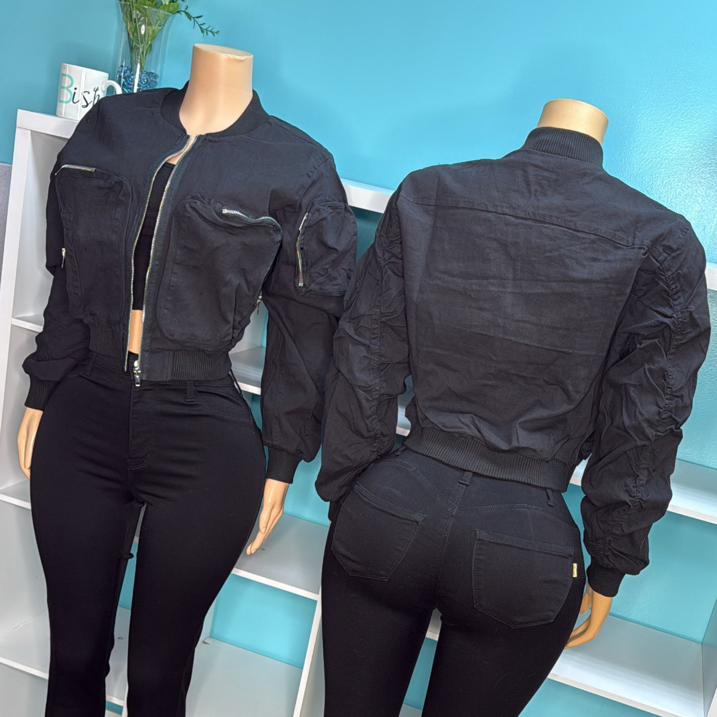 “Zip Zone” Bomber Jacket