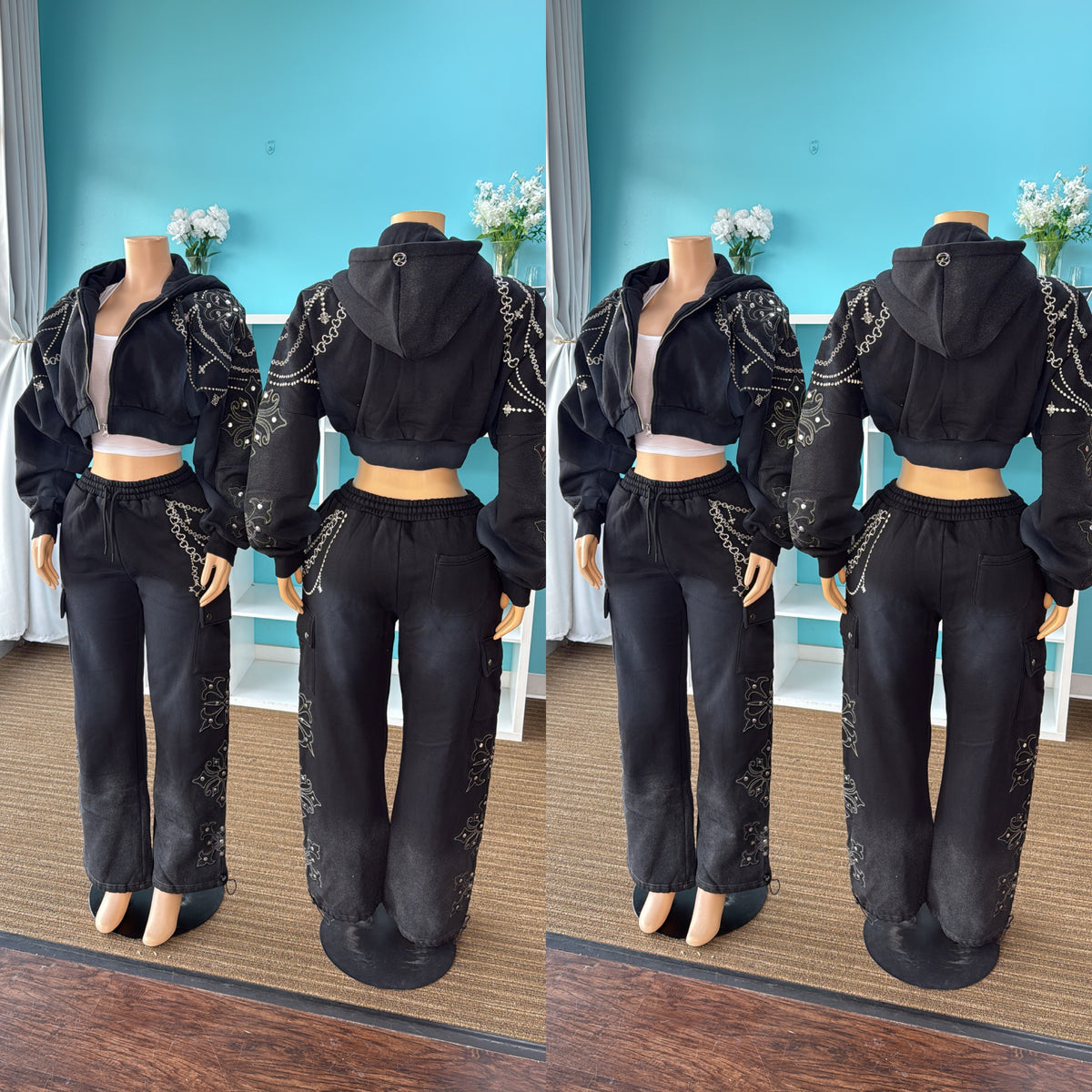 “Midnight Links” Jogger Set