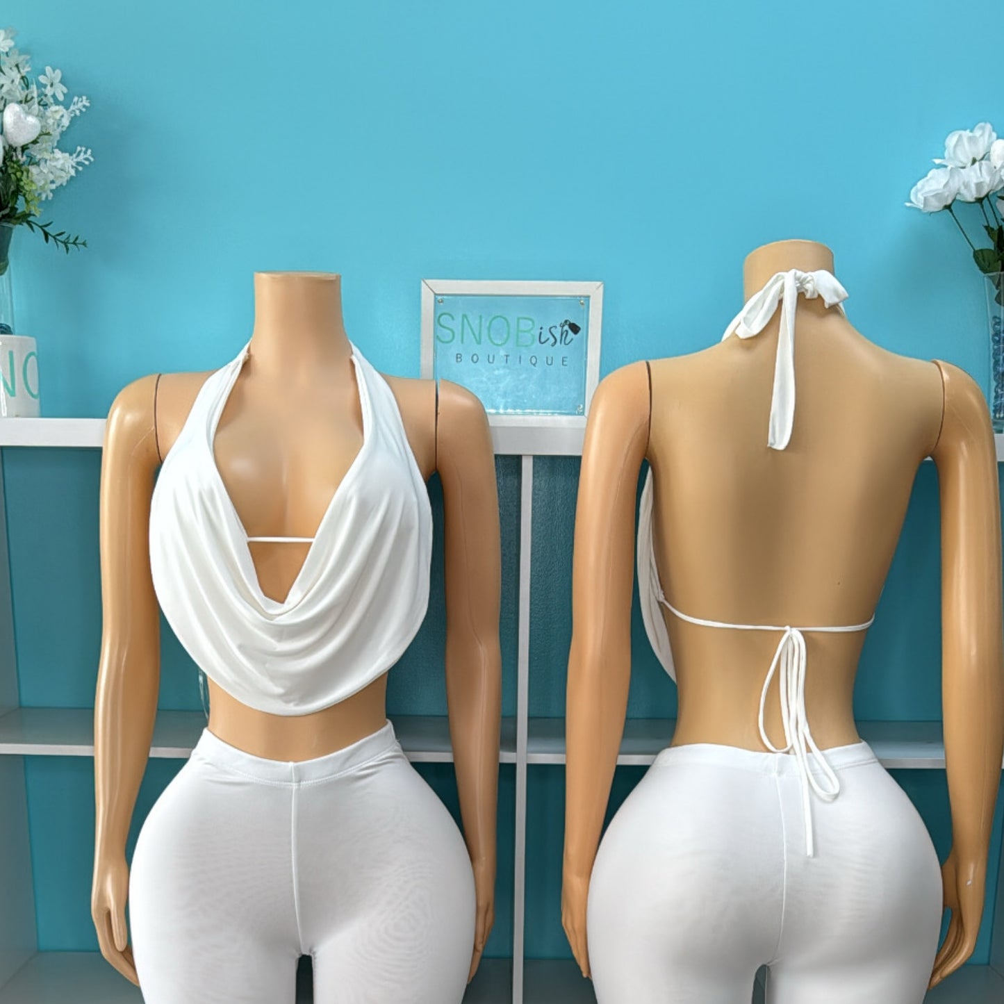 “Halter” Backless Top