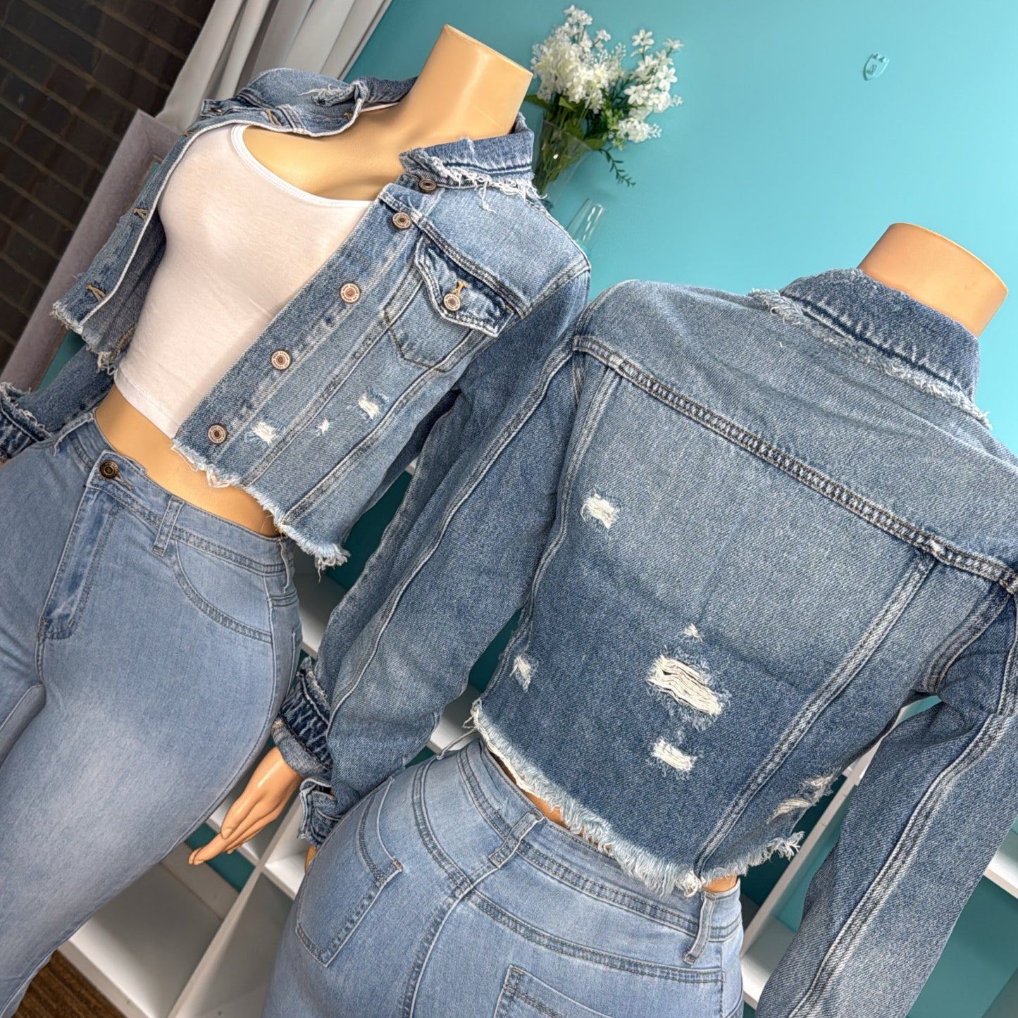 “On Edge” Denim Jacket