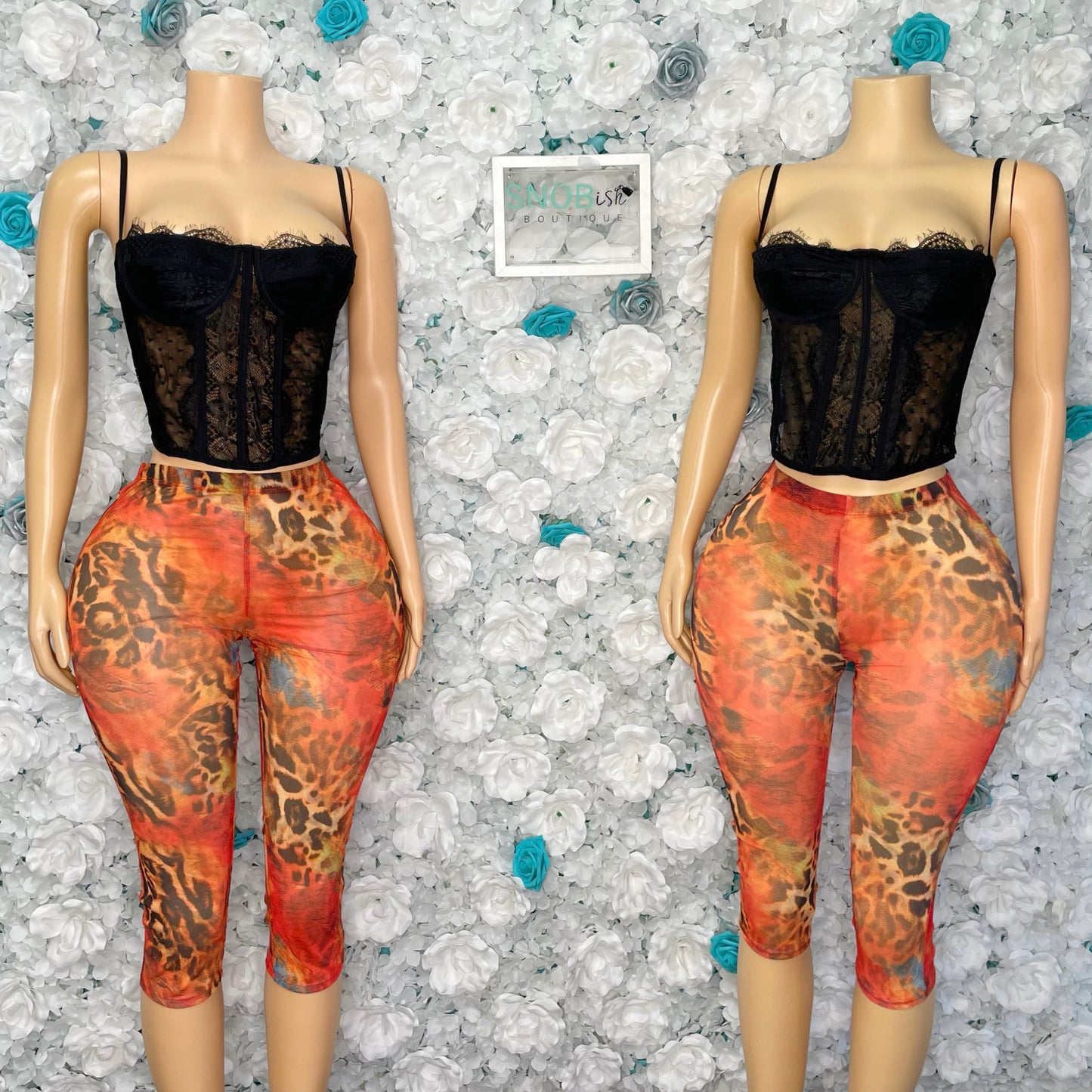 “Jaguar” Capri Leggings
