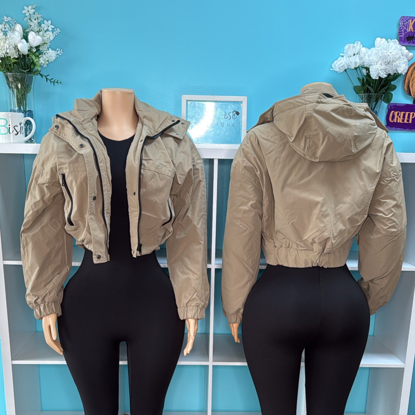 “Airborne” Cropped Coat