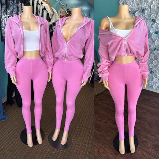 “Ash” Zip Two Piece Set