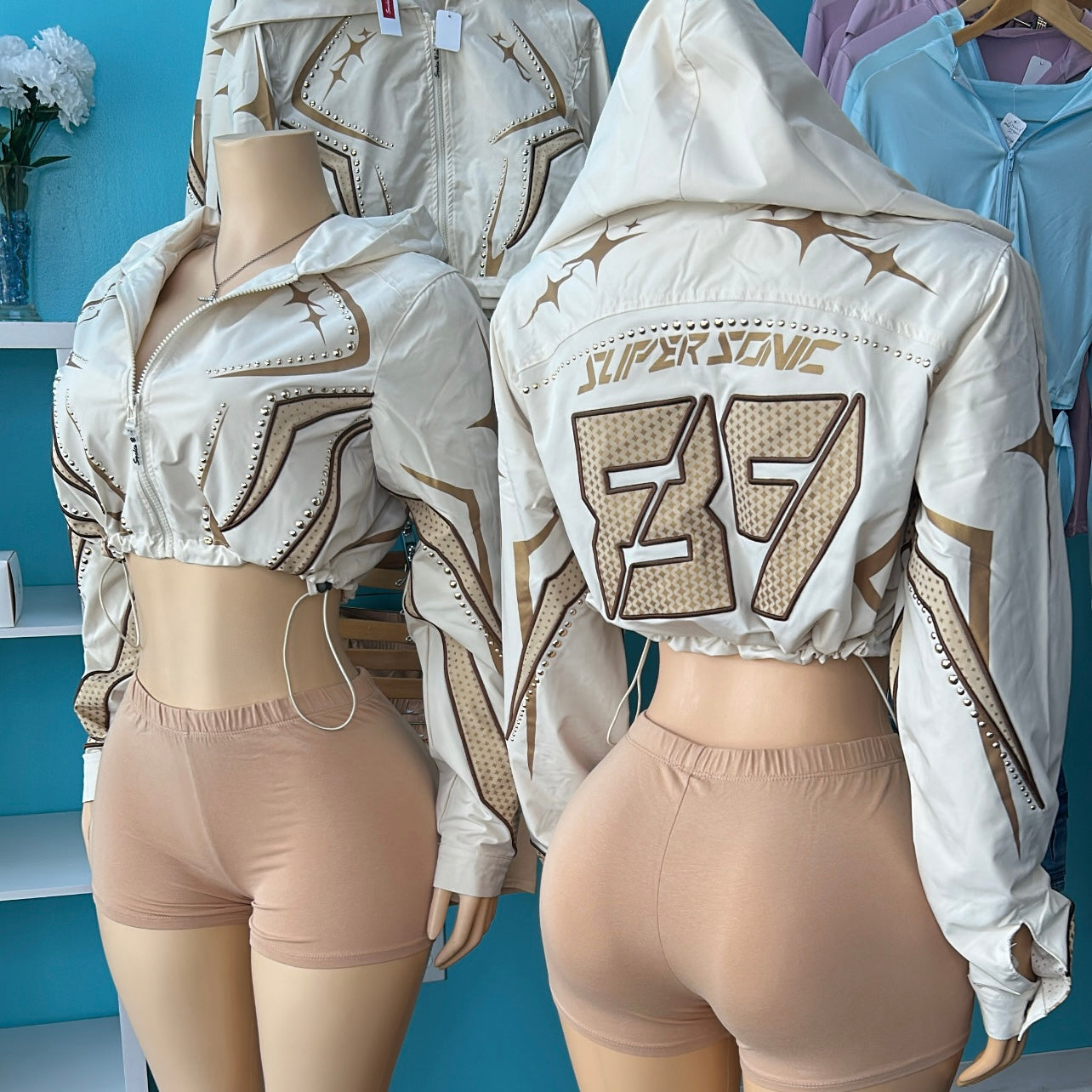 "Super Sonic" Windbreaker Jacket