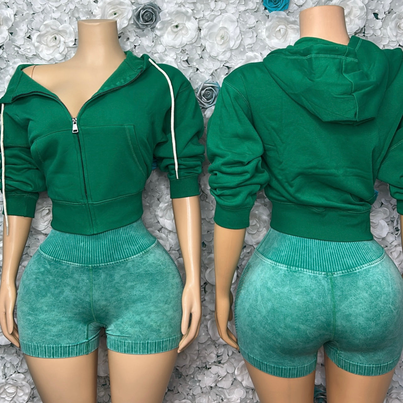"Essential" Washed Short Set
