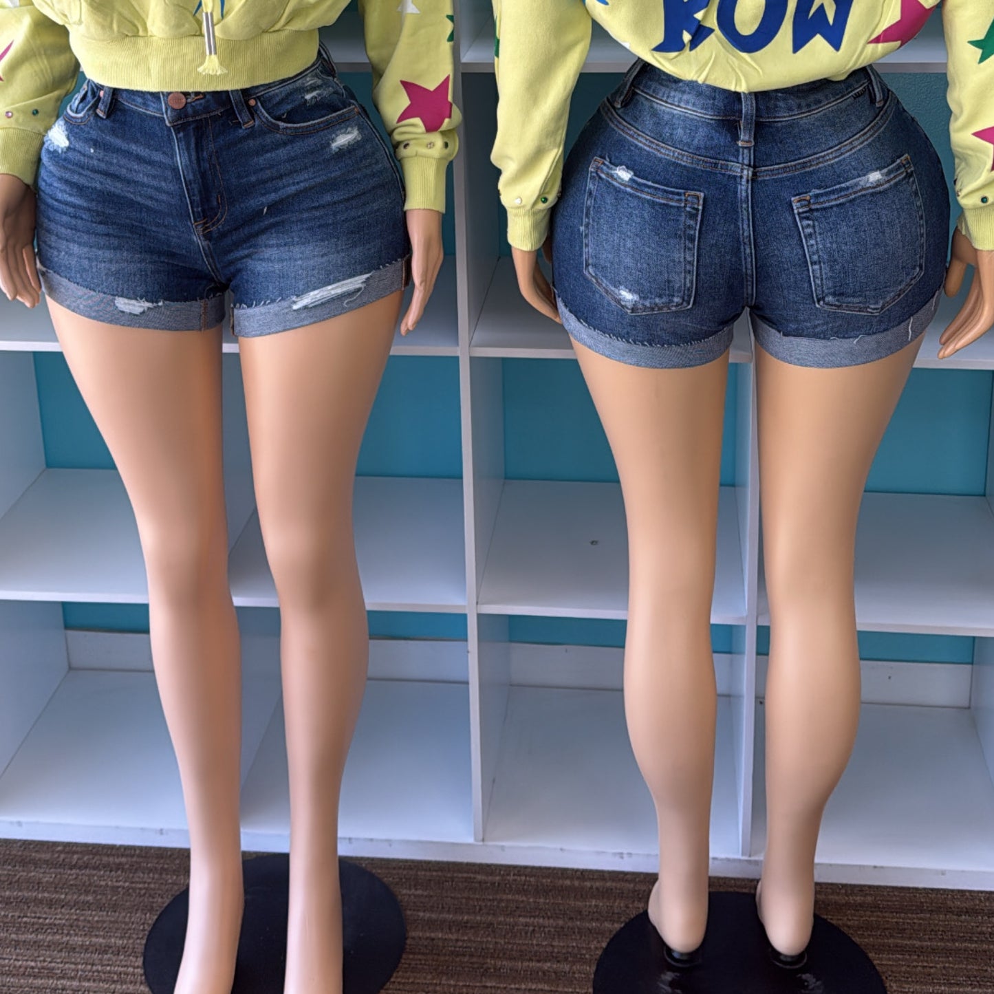 “Juicy” Cuffed Shorts