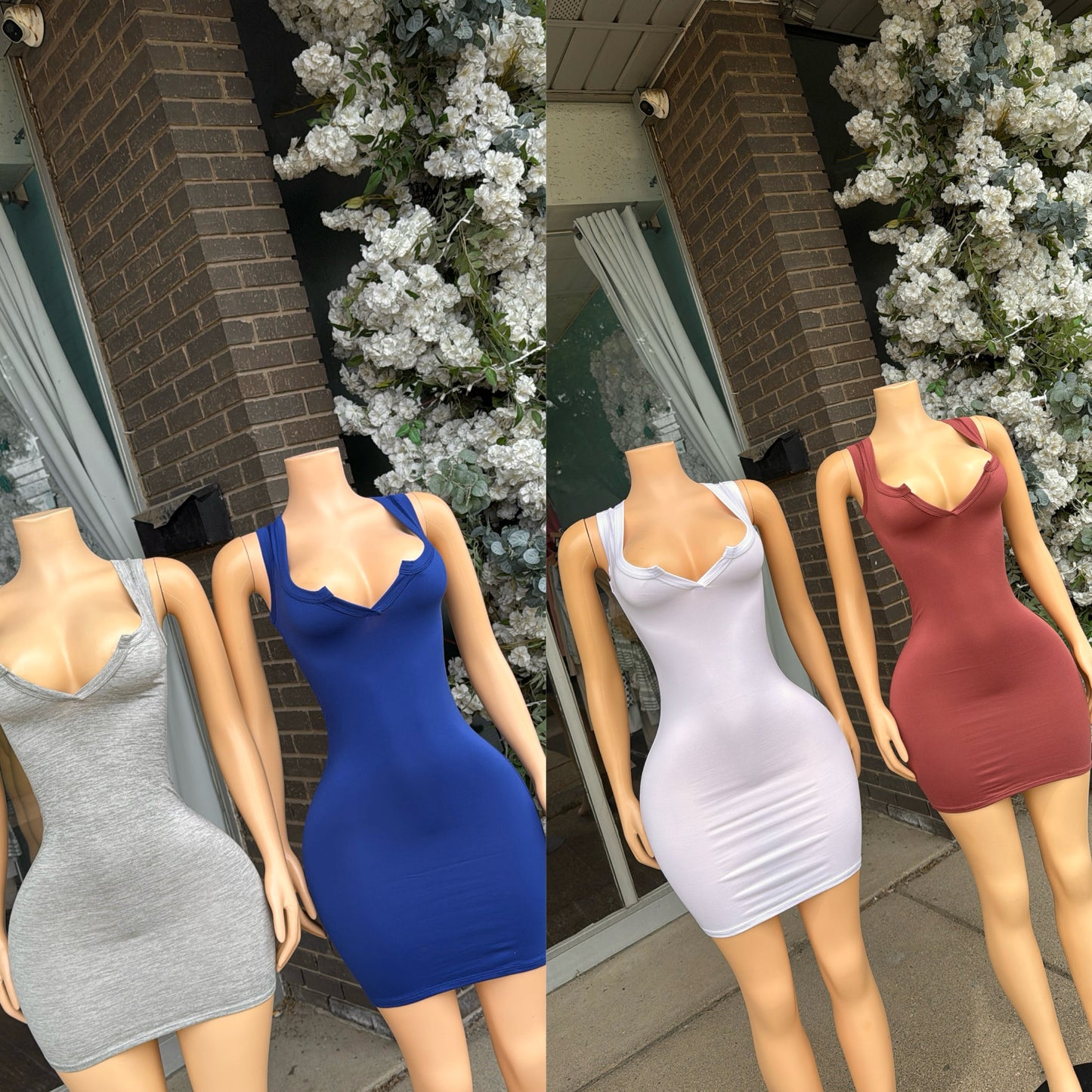 “V-Cut” Dresses
