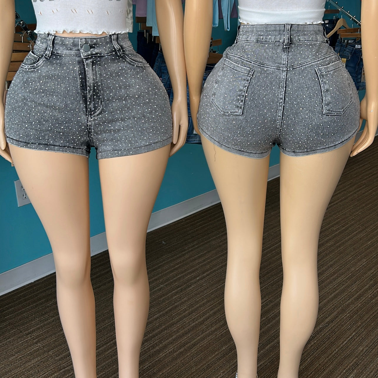 "Embellish" Bling Shorts