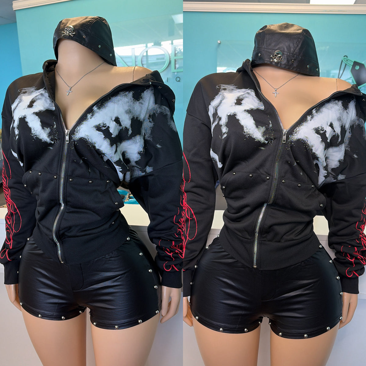 “Bullet” Leather Shorts