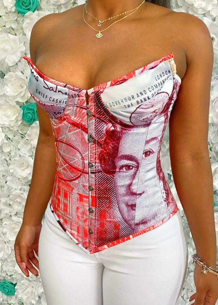 Lotta Money” Corset – Snobish Boutique