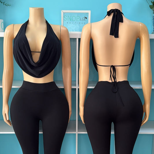 “Halter” Backless Top