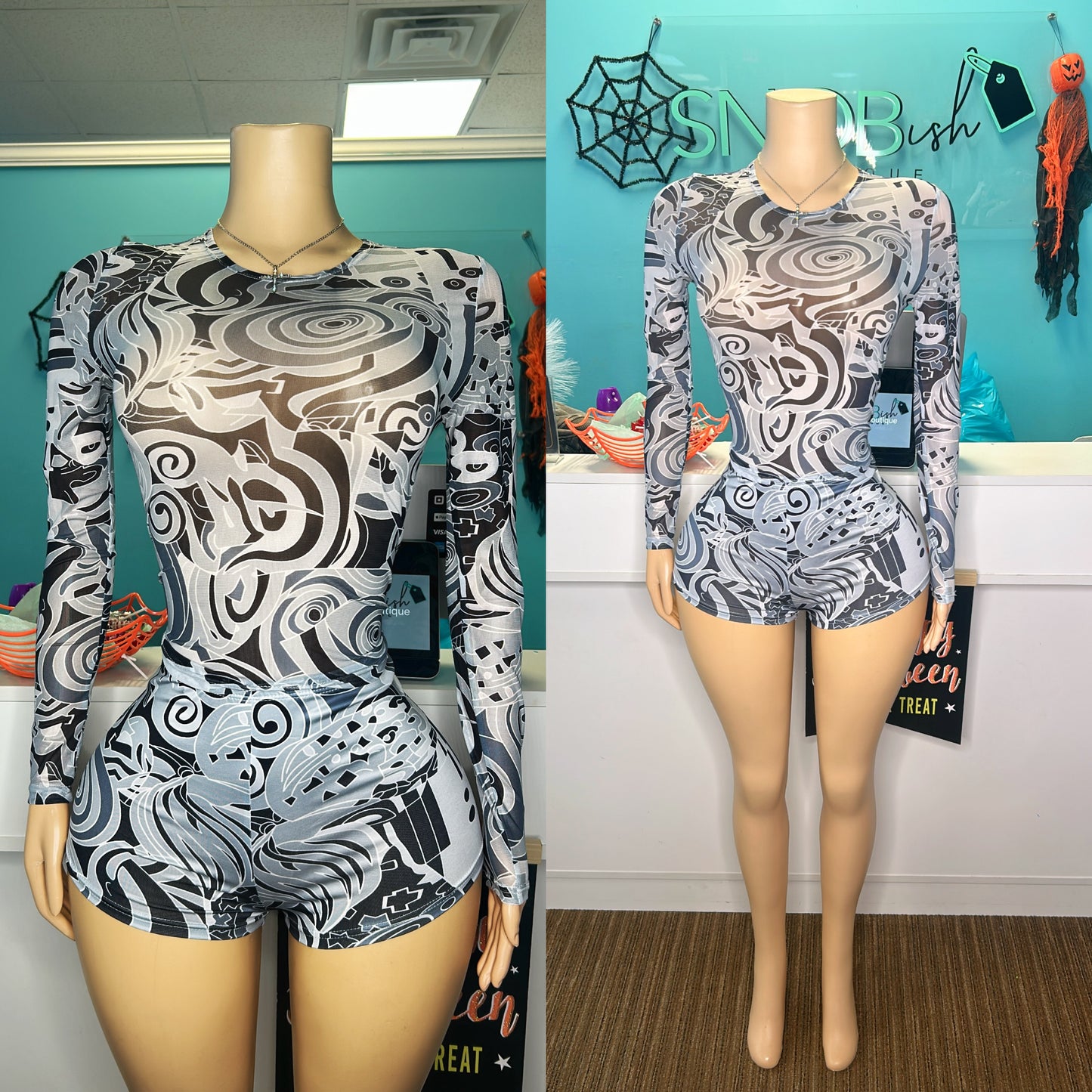 "Greyscale" Short Set