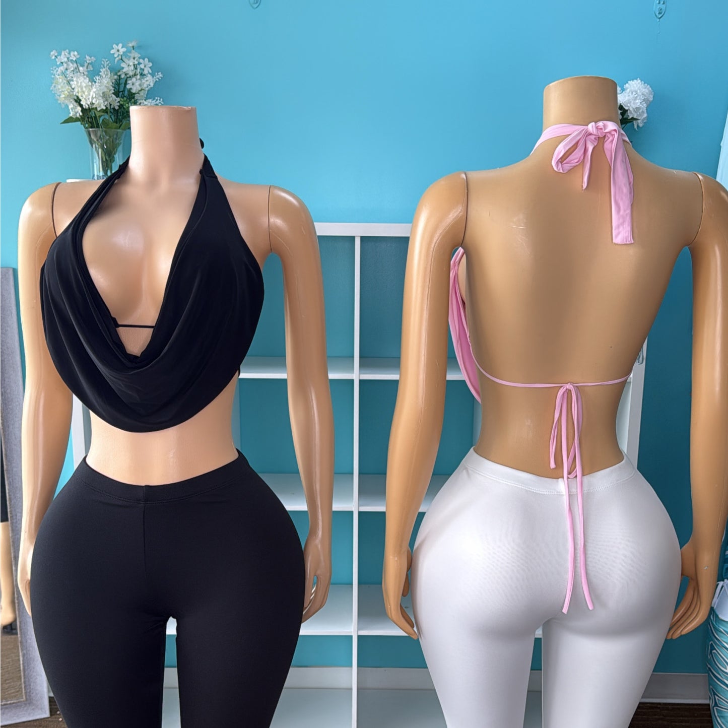 “Halter” Backless Top