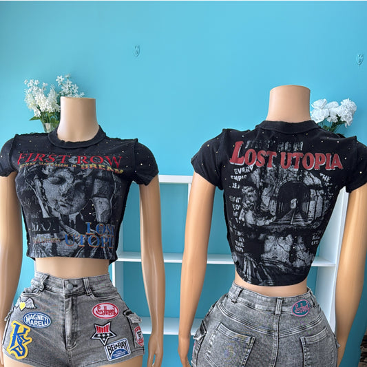 “Lost Dreams” Crop Tee