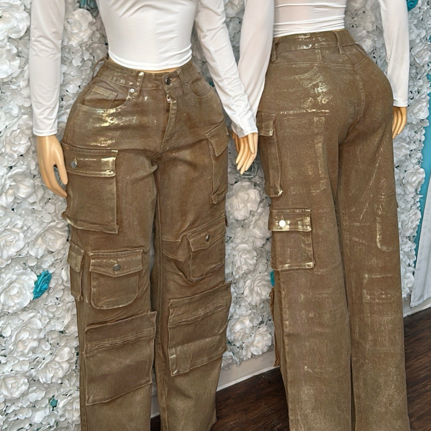 "Glisten” Cargo Pants