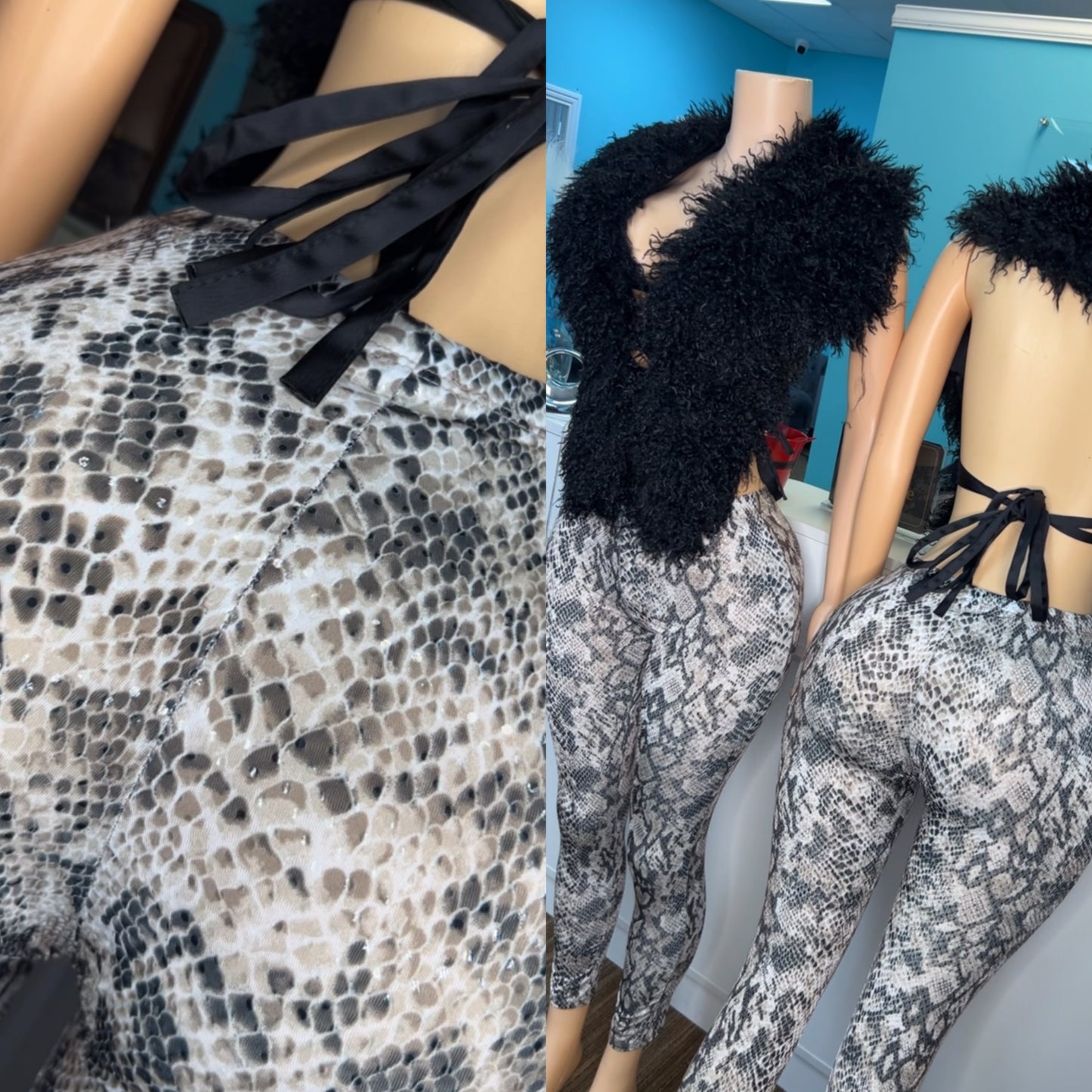 "Cobra" Bedazzled Leggings