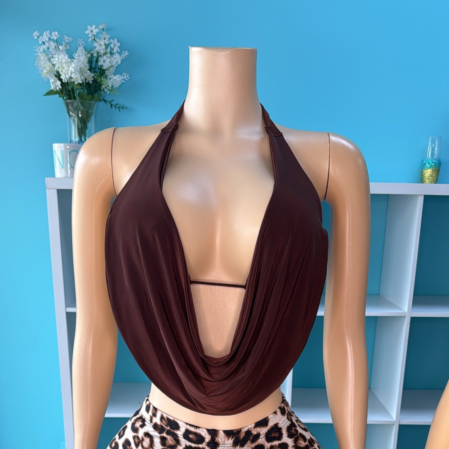 “Halter” Backless Top