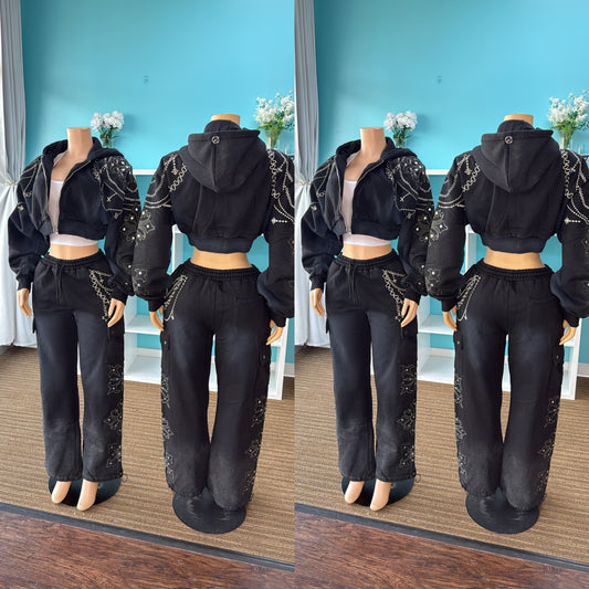 “Midnight Links” Jogger Set