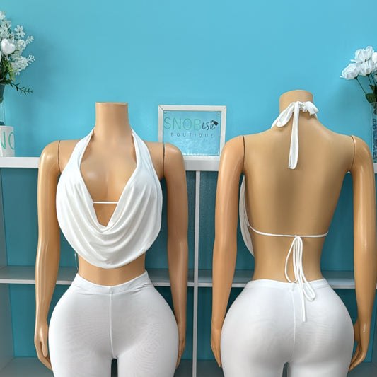 “Halter” Backless Top