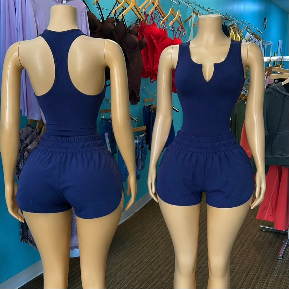 "Unwind" Short Set