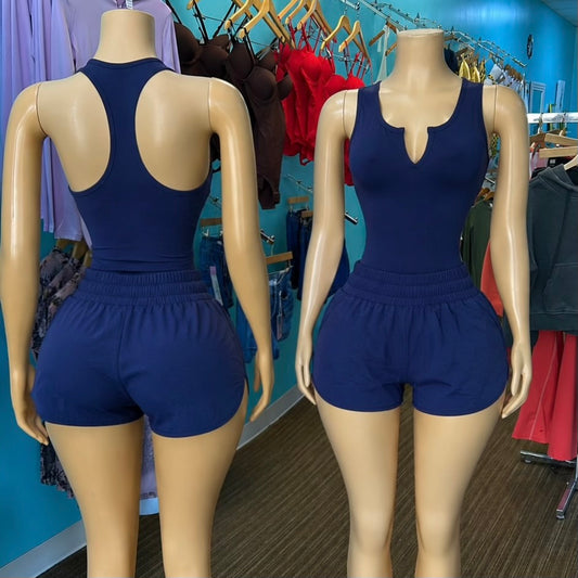 "Unwind" Short Set