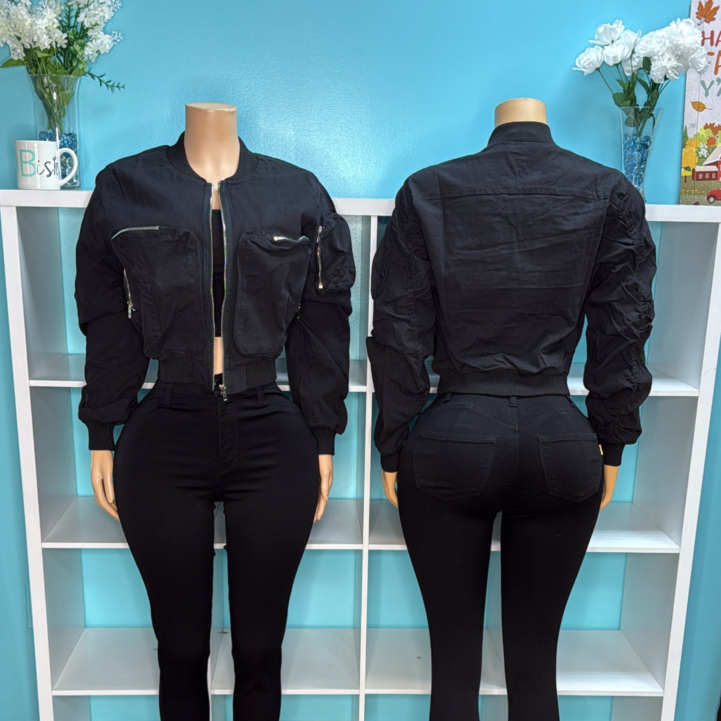 “Zip Zone” Bomber Jacket