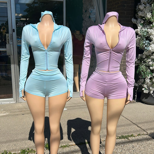 "Vibrant" 3Pc Short Set
