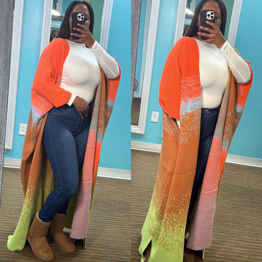 “Sunset” Full-Body Cardigan
