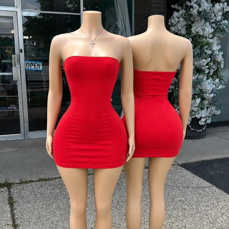 "Tubed" Strapless Dress