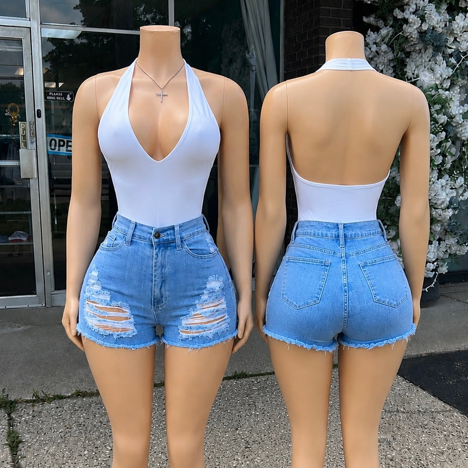 "Deep V" Bodysuit