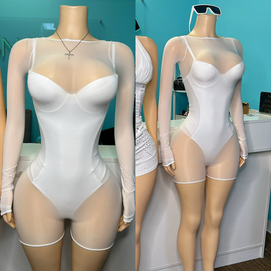 "Bare" Glass Romper