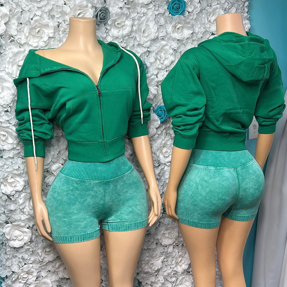 "Essential" Washed Short Set