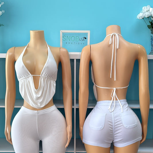 “Milky Way” Backless Top