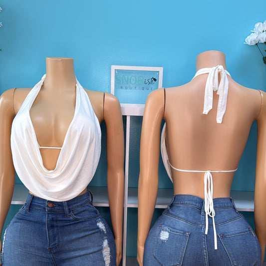 “Halter” Backless Top