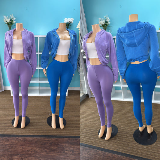 “Ash” Zip Two Piece Set