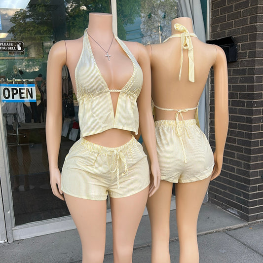 "Lemonade" Short Set