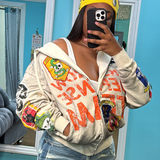 “Tactical” Patched Unisex Jacket