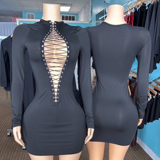 “Lace Up” Dress