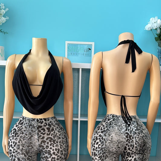 “Halter” Backless Top
