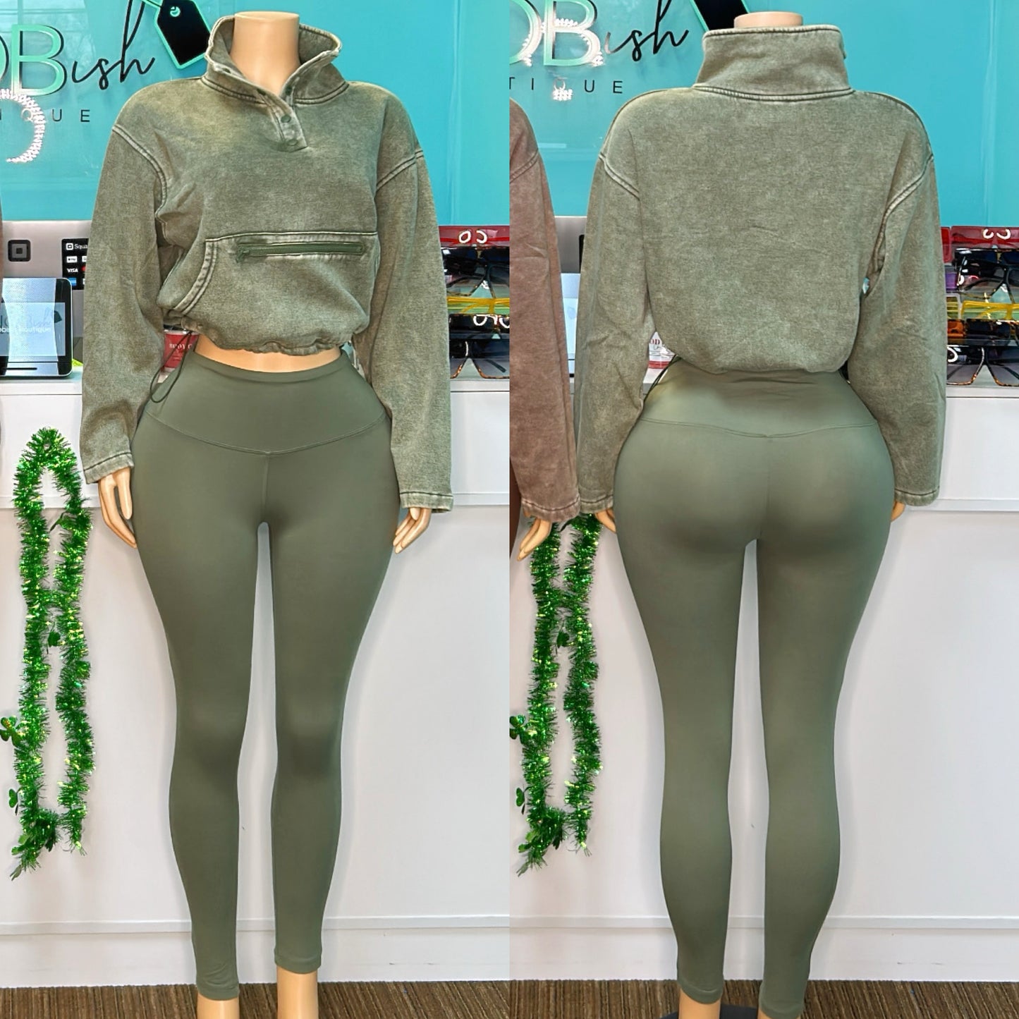 “Acid Wash” Two Piece Set