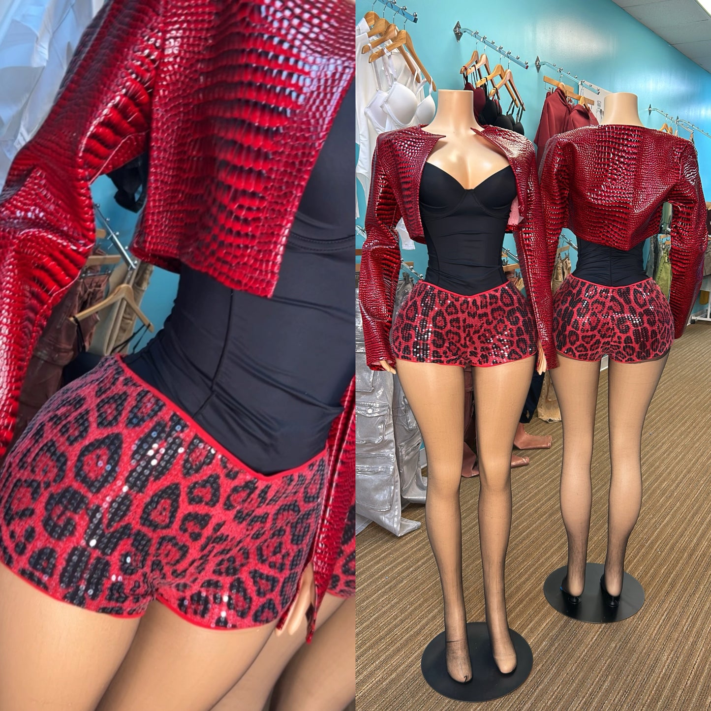 “Leopard Skin” Shorts
