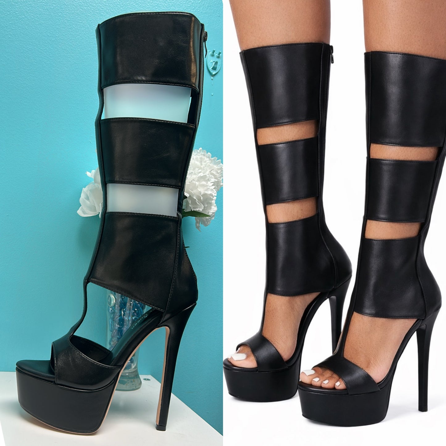 "Bad Girl" Gladiator Heels