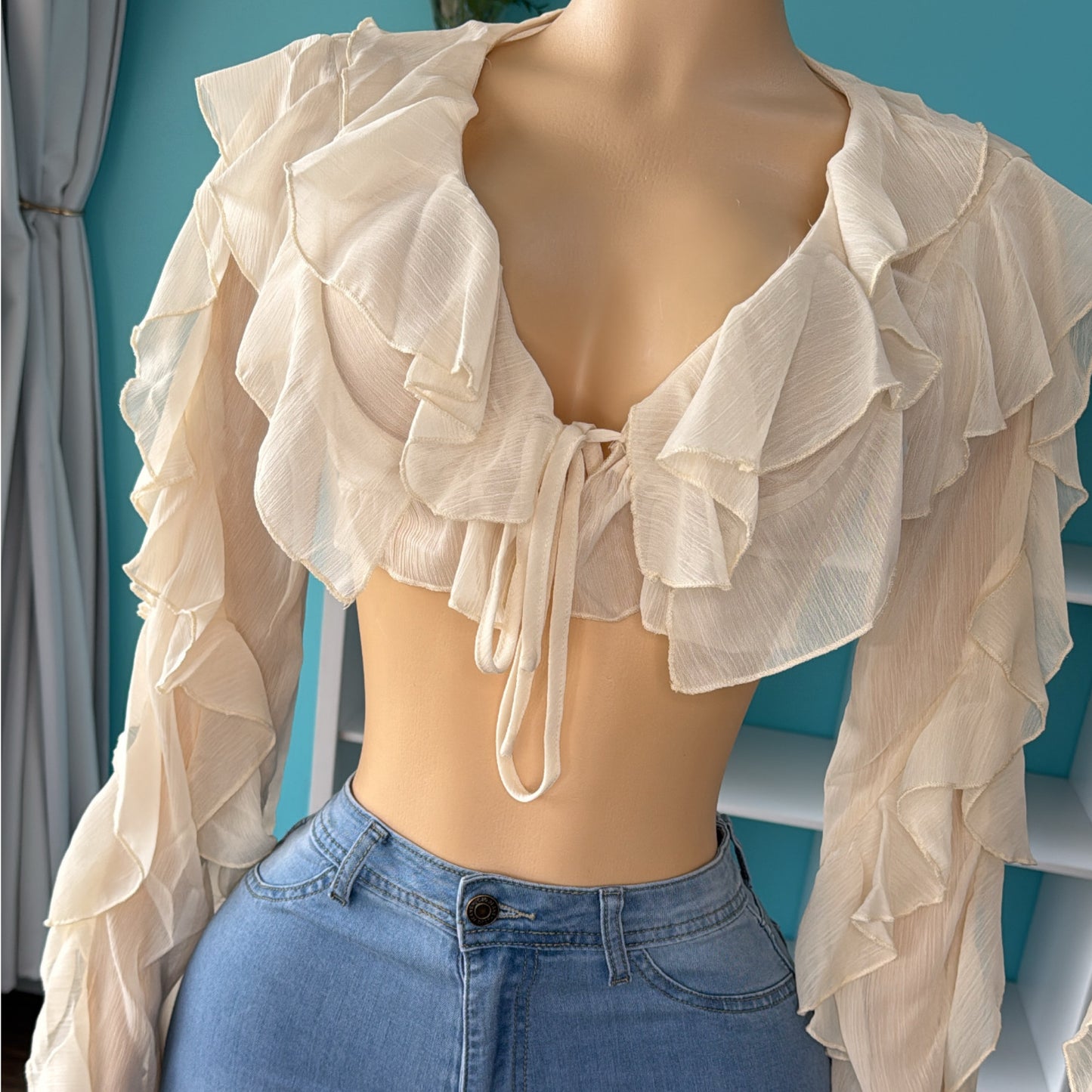 “Cream Petal” Top
