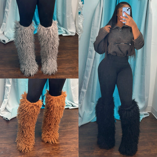 “Mongo” Fur Boots (Midi)
