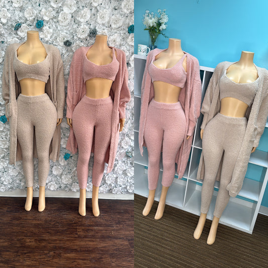 “Cuddle Bear” 3pc Set