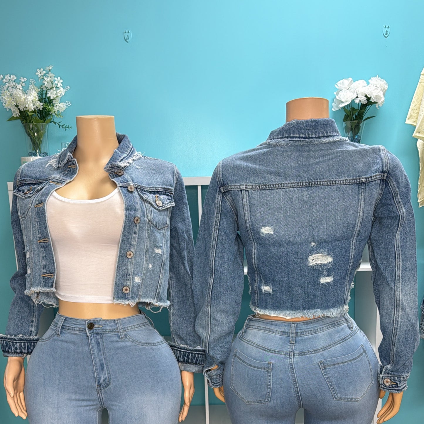 “On Edge” Denim Jacket