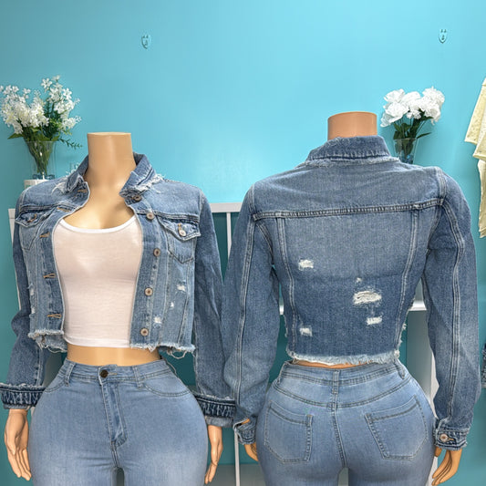 “On Edge” Denim Jacket