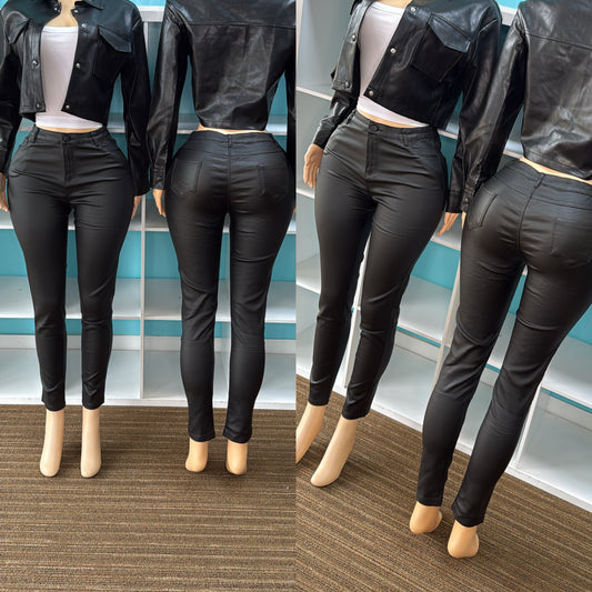 “Blackout” Leather Pants