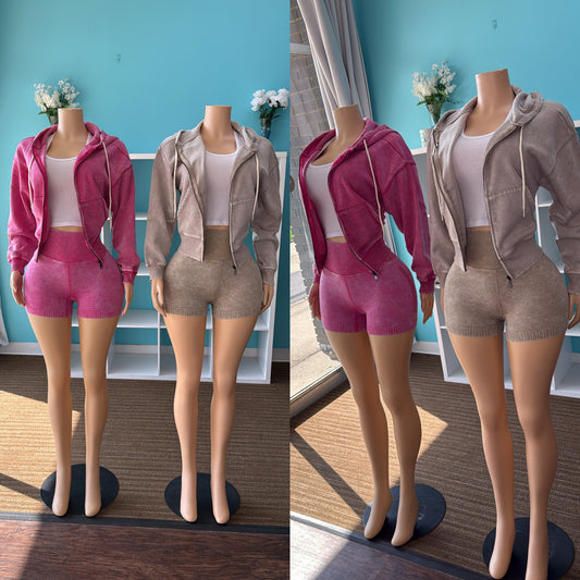 “Sugar Wash” Short Set