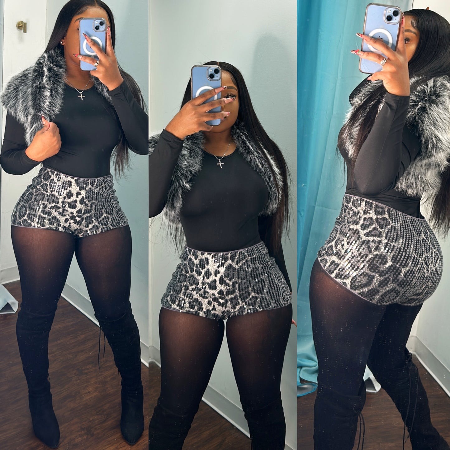 “Leopard Skin” Shorts